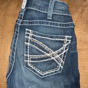 Wrist mid rise boot cut